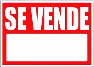 Cartel "SE VENDE" Exterior (Rojo y Blanco) – Alta