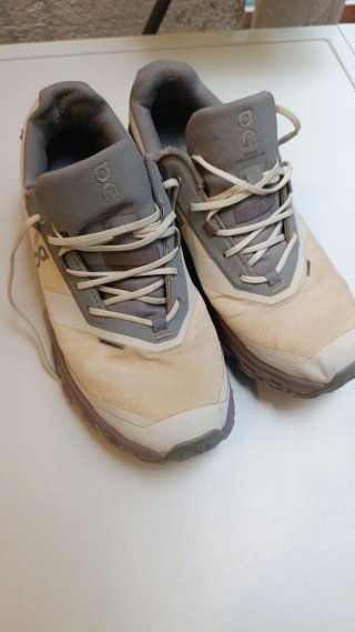 Zapatillas On Running Beige y Morado