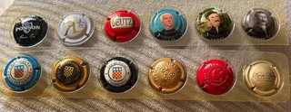 Chapas de champán coleccionables