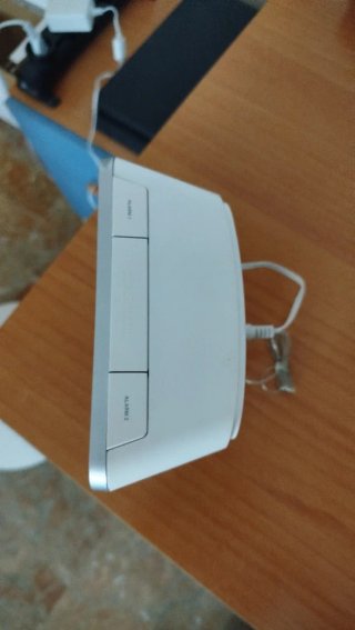 Radio despertador Philips con soporte para iPod