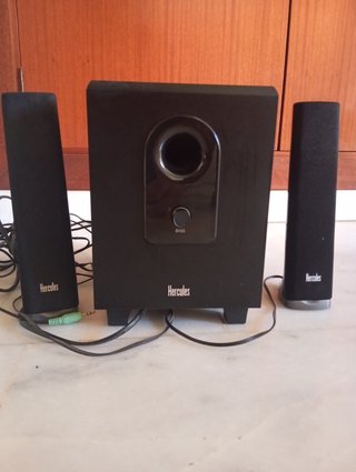 Altavoces Hercules Negros