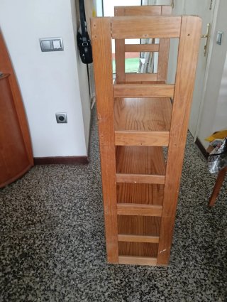 Estantería de madera 3 baldas