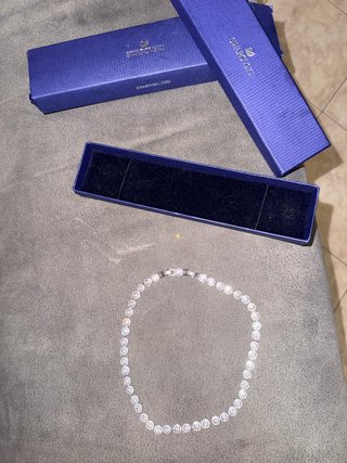 Collana Swarovski Angelic Argento