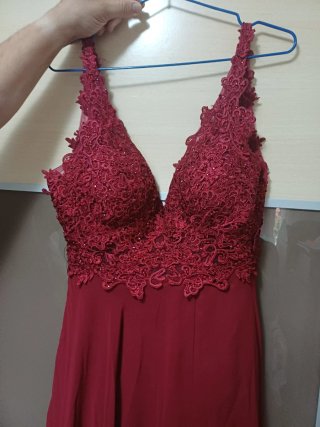 Vestido granate boda/fiesta