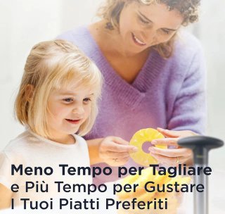 Affettatrice Taglia Ananas Acciaio Sbuccia Frutta