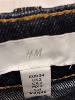 Falda vaquera H&M oscura midi