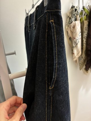 Falda vaquera H&M oscura midi