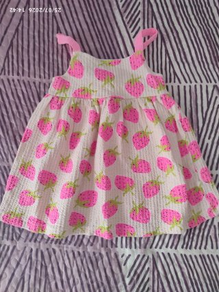 Vestido Zara niña fresas 4 años