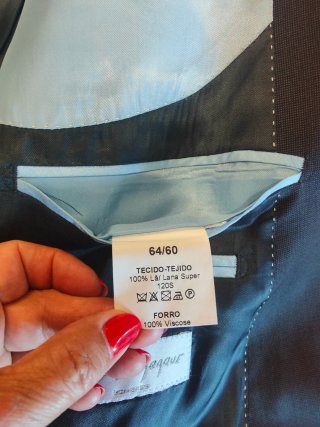 Traje de caballero negro
