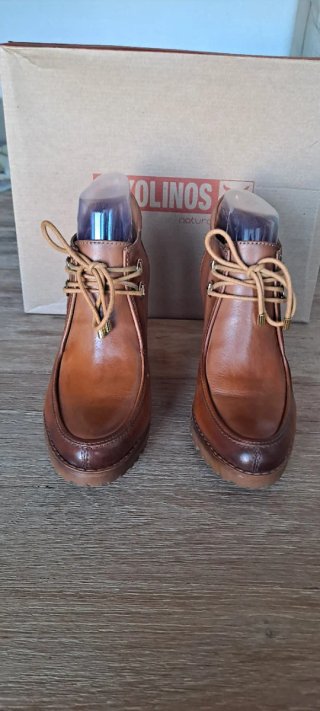 Botines Pikolinos Piel Talla 38 Brandy