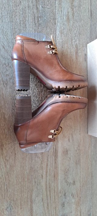 Botines Pikolinos Piel Talla 38 Brandy
