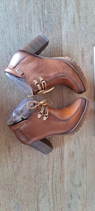Botines Pikolinos Piel Talla 38 Brandy