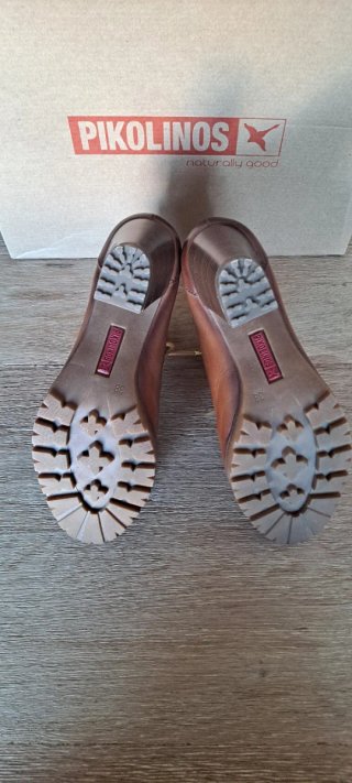 Botines Pikolinos Piel Talla 38 Brandy