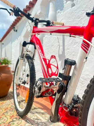 Bicicleta de Montaña Roja Specialized