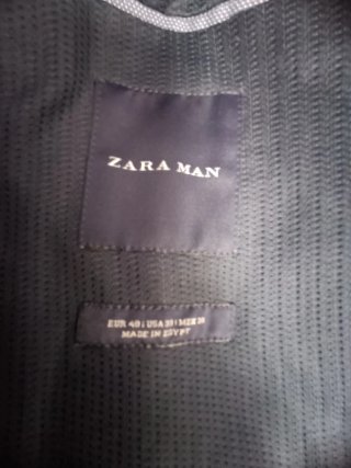 Traje Zara Man Azul Hombre