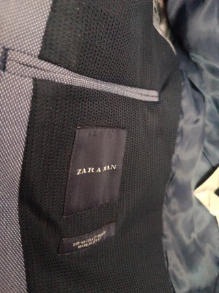 Traje Zara Man Azul Hombre