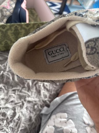 Zapatillas Gucci Rython Beige y Rosa