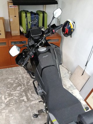 CF Moto 450 MT - 800kms - Akrapovic CAMBIO 300 2T