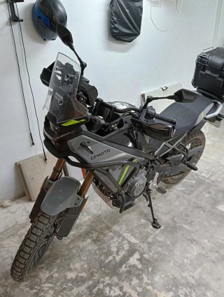 CF Moto 450 MT - 800kms - Akrapovic CAMBIO 300 2T