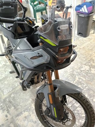 CF Moto 450 MT - 800kms - Akrapovic CAMBIO 300 2T