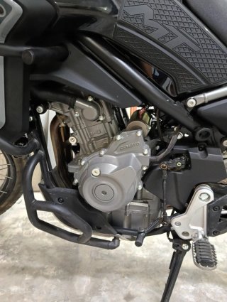 CF Moto 450 MT - 800kms - Akrapovic CAMBIO 300 2T