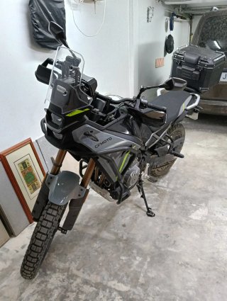 CF Moto 450 MT - 800kms - Akrapovic CAMBIO 300 2T