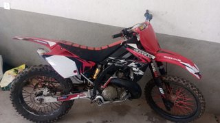 Moto Gas Gas Cross Negra/Roja