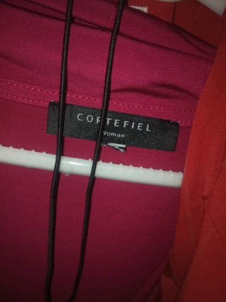 Traje de chaqueta rojo talla 48 + blusa