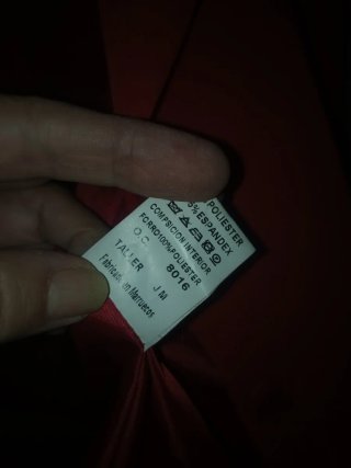 Traje de chaqueta rojo talla 48 + blusa