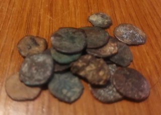 Lote Monedas Dinerillos Antiguas