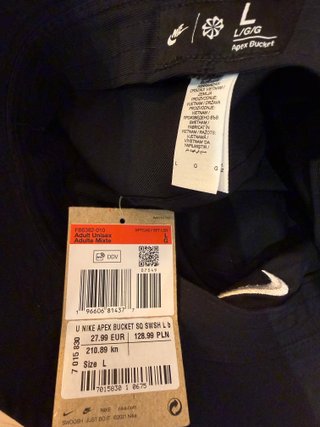 Sombrero Pescador Nike Negro