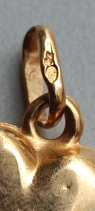 Colgante Corazón Oro 18 k 750 3 gr