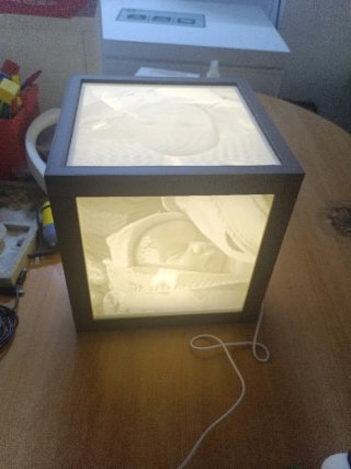 Litofanía Personalizad 20x20  También otros format