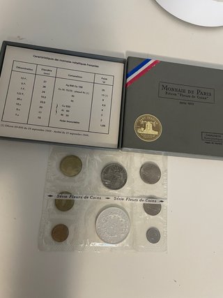 Set Monnaie de Paris 1973 Fleurs de Coins