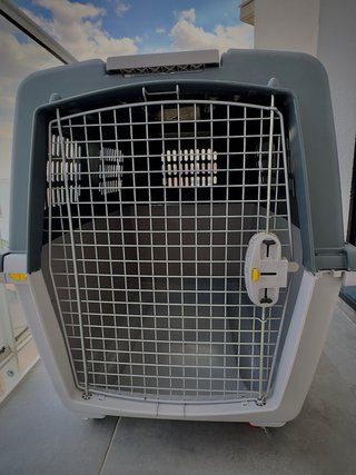 Transportín grande para perros con ruedas y freno