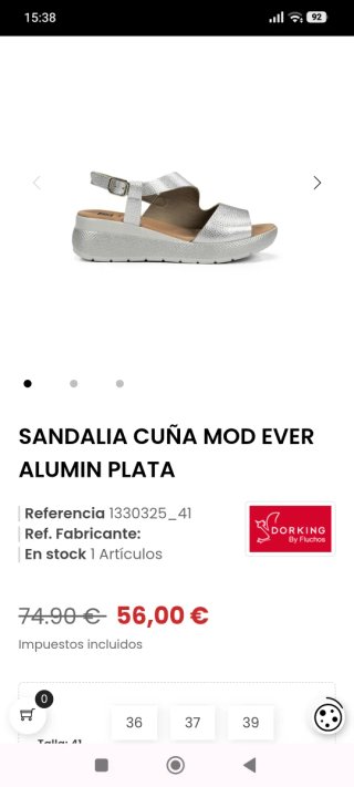 Sandalias Fluchos Plataforma Mujer