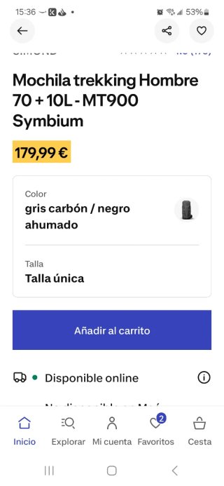 Mochila Trekking Simond 70+10