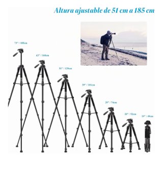 Trípode Victiv 185 cm Móvil/Cámara PRECINTADO