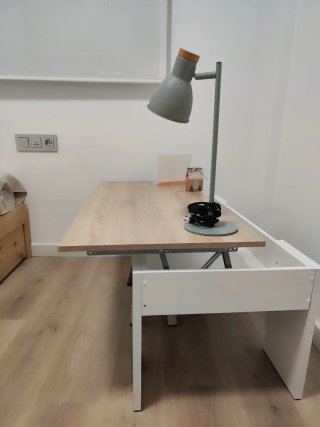 Mesa de centro elevable