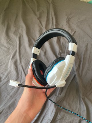Auriculares Gaming Blancos con Micrófono