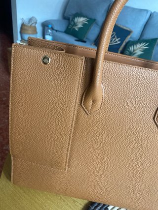 Bolso camel precioso, nuevo