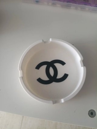 Cenicero Chanel Blanco