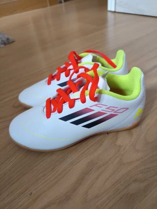 Zapatillas Adidas Fútbol Blancas Talla 29 DE NIÑO