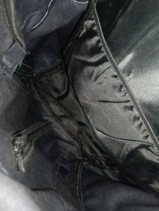 Mochila de montaña azul y gris