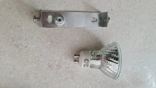 Plafoniera a 3 faretti GU10 metallo