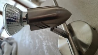 Plafoniera a 3 faretti GU10 metallo