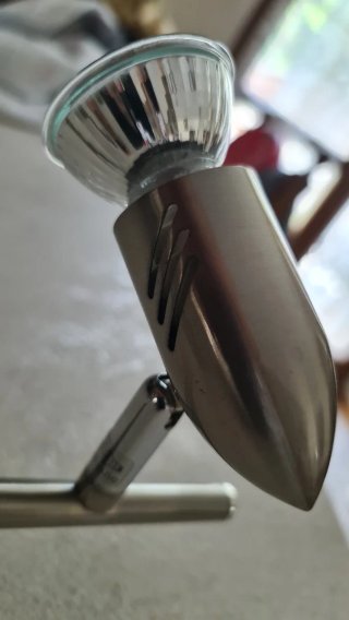 Plafoniera a 3 faretti GU10 metallo