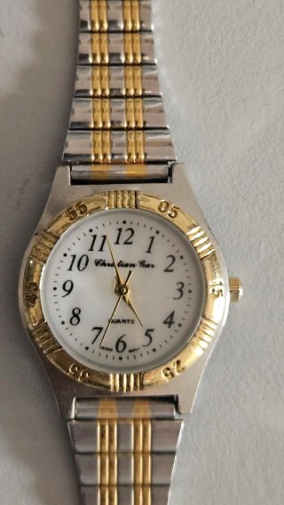 Reloj Christian Gar Mujer Dorado y Plateado