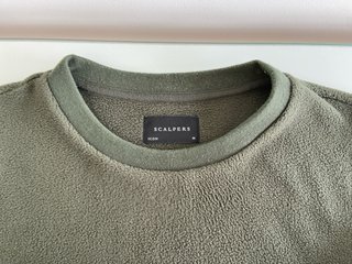 Sudadera Scalpers verde acolchada