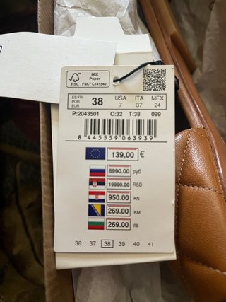 Chanclas Pedro del Hierro Piel Marrón Talla 38